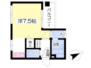 ピソ下祗園の物件間取画像